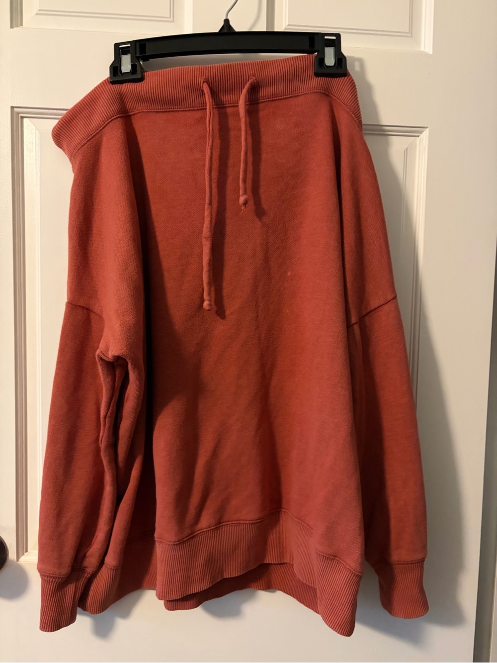 Women’s Aerie Off Shoulder Rust Sweatshirt- oversized